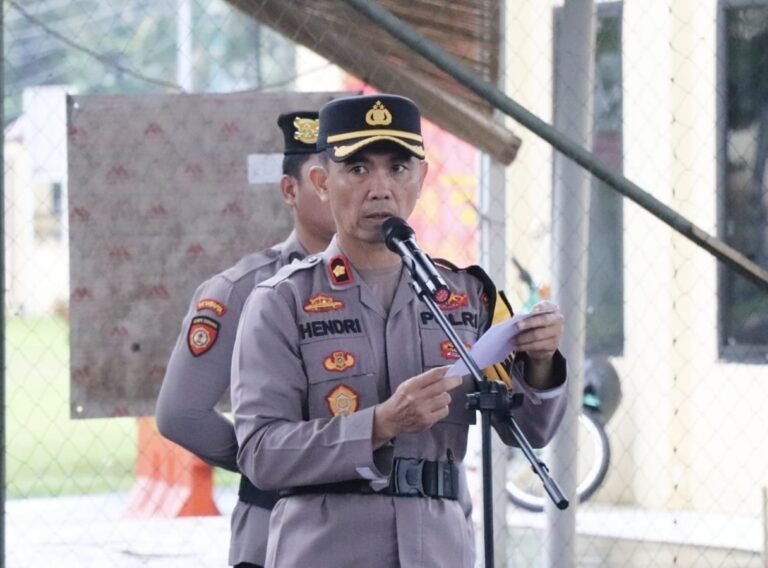 Wakapolres Musi Rawas Pimpin Apel Gelar Pasukan Operasi Keselamatan Musi 2026