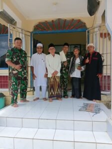 Peltu Tarmabas Halilintar Isi Khutbah Jum’at, Perkuat Peran TNI di Tengah Masyarakat Muratara