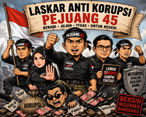 Laskar Anti Korupsi Pejuang 45 Angkat Bicara Soal Isu OTT BKP-SDM Muratara, Desak Transparansi dan Tegas Kawal Proses Hukum.