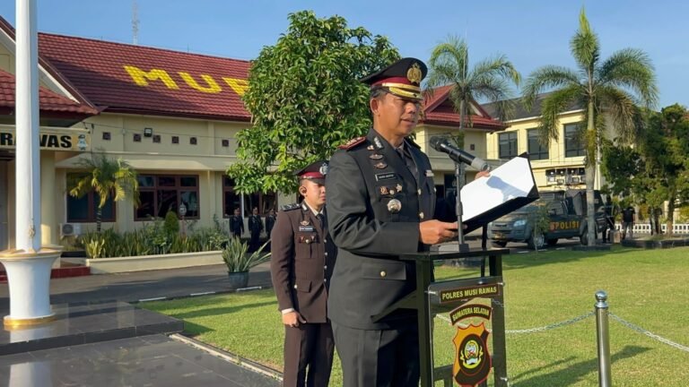 Jadi Inspektur upacara Hari Lahir Pancasila, Kapolres Musi Rawas : Jaga Keutuhan Bangsa Indonesia