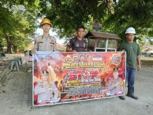 SAT SAMAPTA POLRES MUARA ENIM GENCAR SOSIALISASI KARHUTLA DI PT RMKO GUNUNG MEGANG