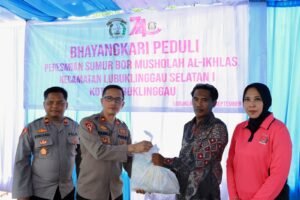 Polres Lubuk Linggau Resmikan Dua Sumur Bor Bantuan Polda Sumsel, Bantu Warga Hadapi Krisis Air Bersih