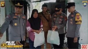 Polres Lubuk Linggau Peduli, Korban Kebakaran di Perumnas Rahma Terima Bantuan Sembako